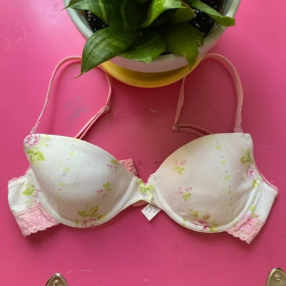 Victoria’s Secret floral cotton bra 34B - Picture 1 of 6